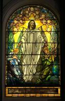 Florida, Palm Beach, Episcopal Church of Bethesda-by-the-Sea: Goss Memorial Window:  Ascension Angel